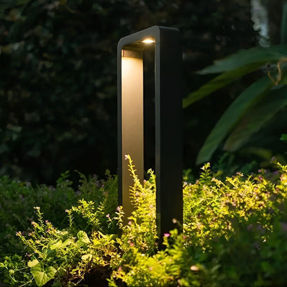 Nowoczesna lampa ogrodowa LED – Wodoodporna, aluminiowa lampa stojąca do oświetlenia tarasu i ścieżek, 50 cm wysokości 5