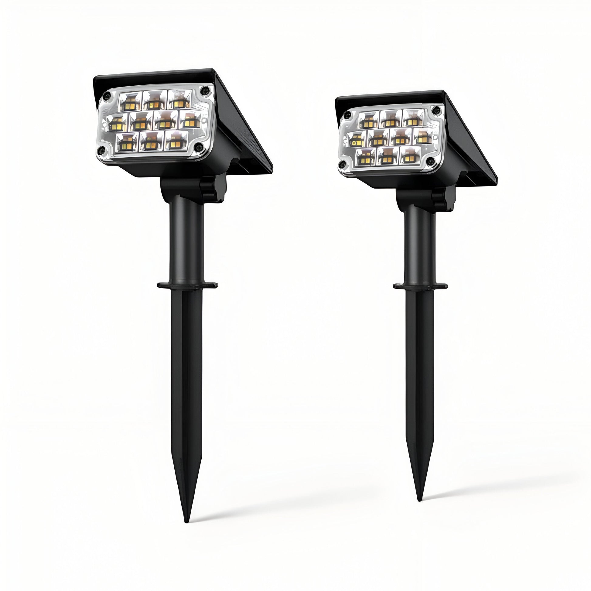 Nowoczesna lampa ogrodowa LED – Wodoodporna lampa słupek z czujnikiem zmierzchu, idealna do ogrodu i na taras 0