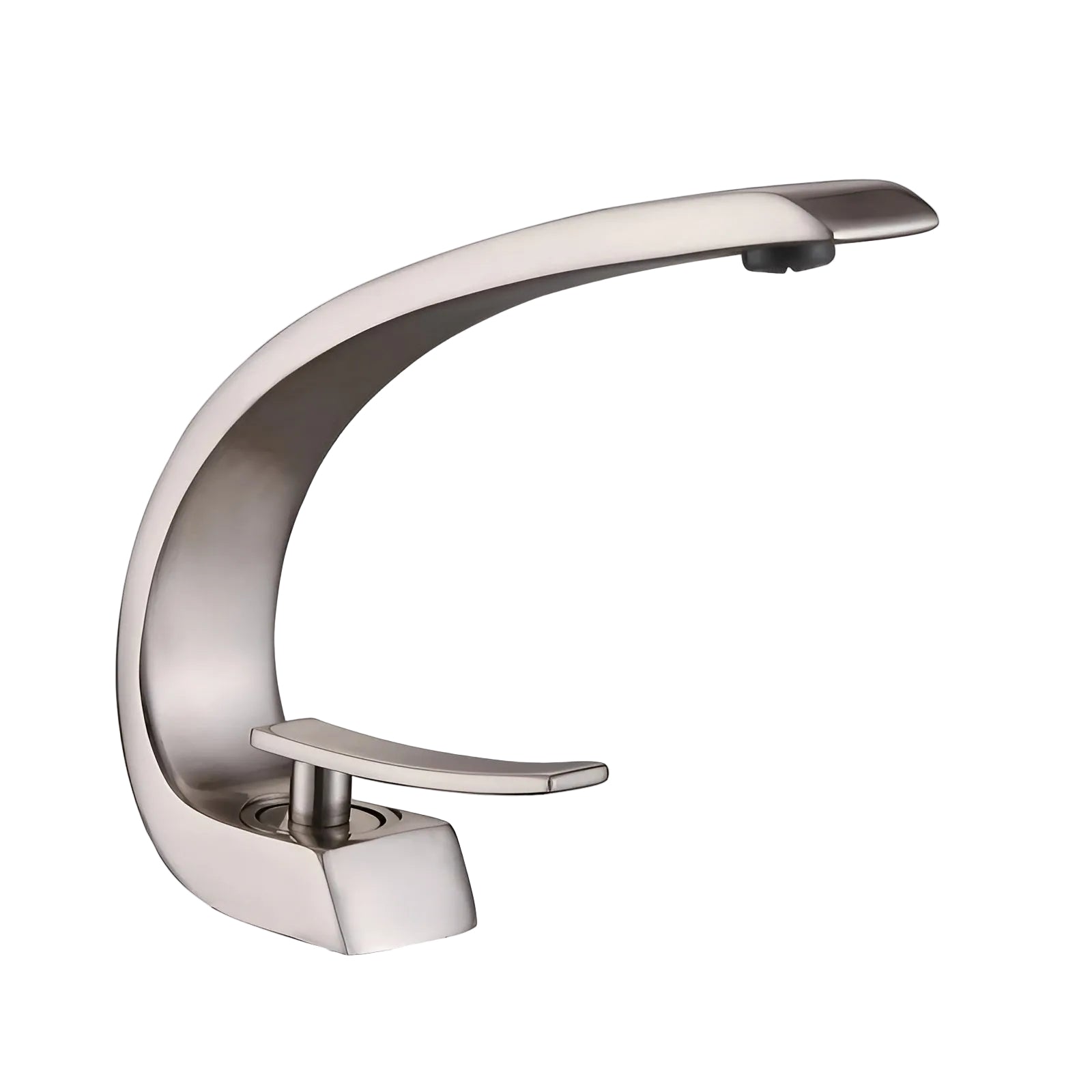Nowoczesna mosiężna bateria umywalkowa – elegancki i oszczędzający miejsce design do łazienki | Ergonomiczna obsługa 1