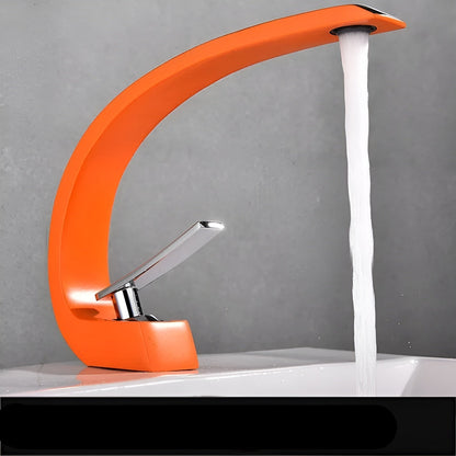 Nowoczesna mosiężna bateria umywalkowa – elegancki i oszczędzający miejsce design do łazienki | Ergonomiczna obsługa 6