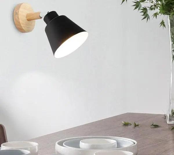 Nowoczesny Kinkiet Ścienny Eryka w Stylu Nordyckim – Minimalistyczny Czarny Design do Wnętrz 1