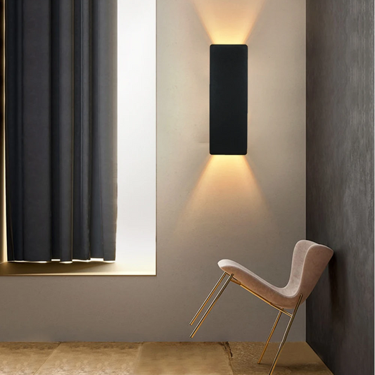 Nowoczesny Kinkiet Ścienny LED Up and Down, Lampa na Ścianę z Aluminium, Stylowy Design do Wnętrz, Efektywne Oświetlenie 6W 0
