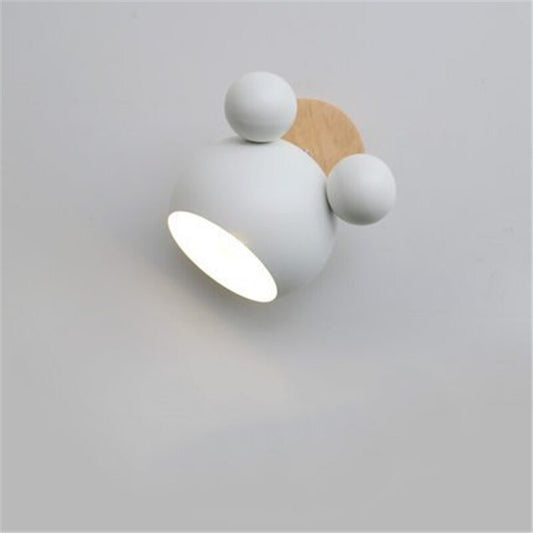 Nowoczesny Kinkiet Ścienny LED do Pokoju Dziecięcego z Żelaza – Lampa na Ścianę, Łatwy Montaż, Oświetlenie 3-5 m² 0