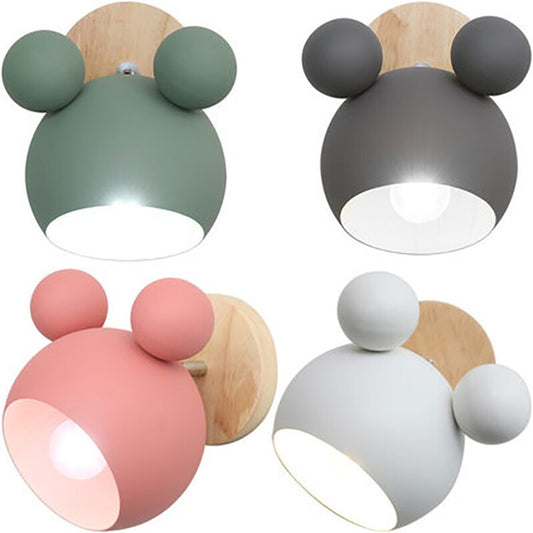 Nowoczesny Kinkiet Ścienny LED do Pokoju Dziecięcego z Żelaza – Lampa na Ścianę, Łatwy Montaż, Oświetlenie 3-5 m² 2