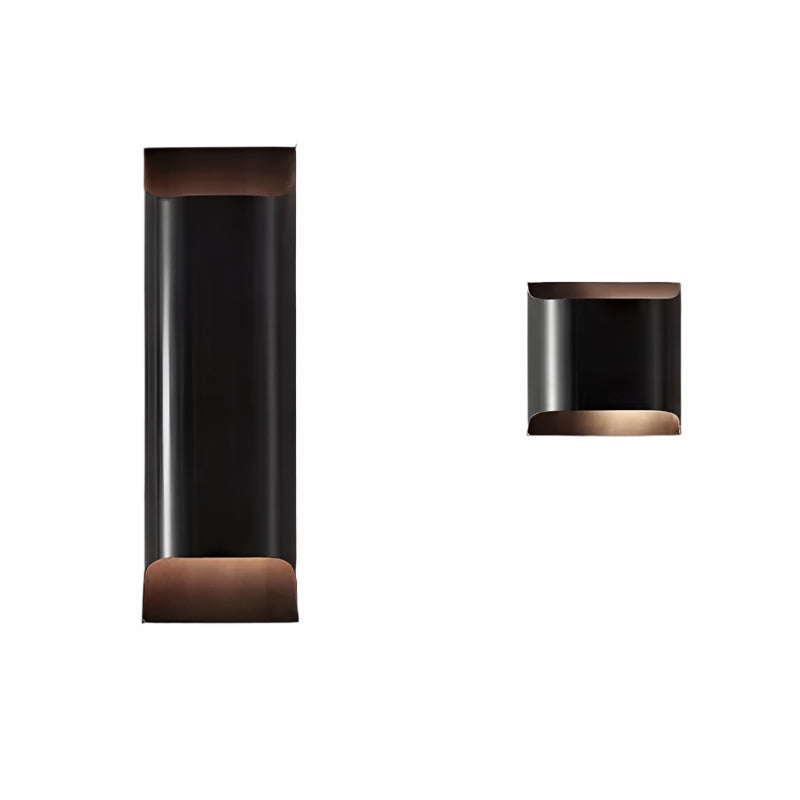 Nowoczesny Kinkiet Ścienny LED z Mosiądzu w Czarnym i Złotym Kolorze – Lampa na Ścianę do Foyer i Wnętrz Mieszkalnych 0
