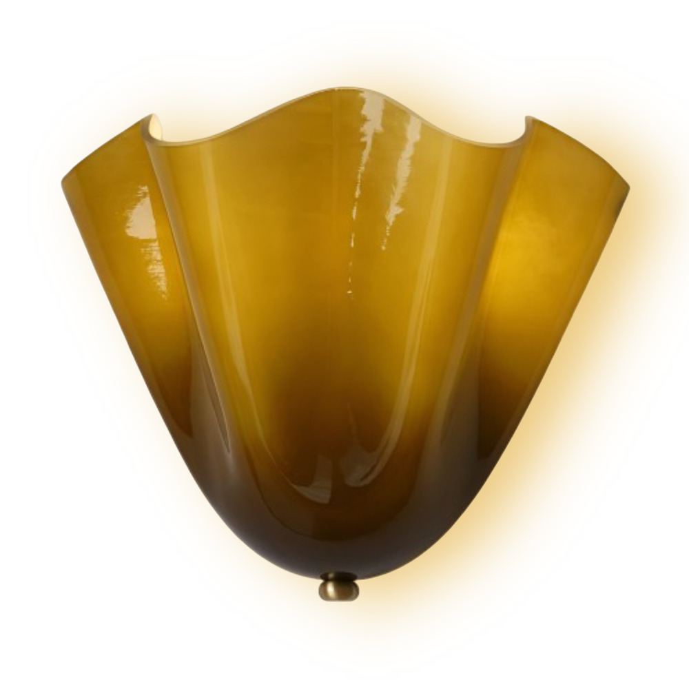 Nowoczesny Kinkiet Ścienny w Kształcie Muszli – Eleganckie Oświetlenie Łazienkowe i do Salonu, Ciepłe Światło, Kamień Szklany 11