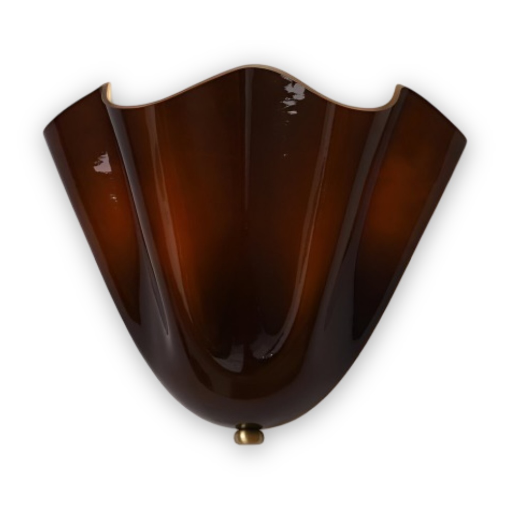 Nowoczesny Kinkiet Ścienny w Kształcie Muszli – Eleganckie Oświetlenie Łazienkowe i do Salonu, Ciepłe Światło, Kamień Szklany 13