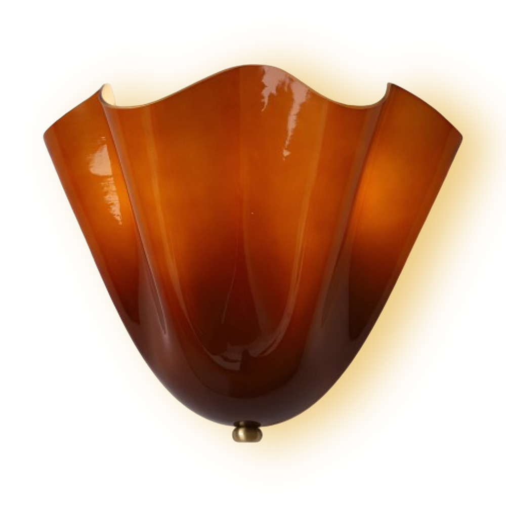 Nowoczesny Kinkiet Ścienny w Kształcie Muszli – Eleganckie Oświetlenie Łazienkowe i do Salonu, Ciepłe Światło, Kamień Szklany 14