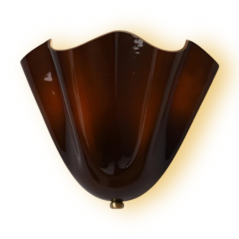 Nowoczesny Kinkiet Ścienny w Kształcie Muszli – Eleganckie Oświetlenie Łazienkowe i do Salonu, Ciepłe Światło, Kamień Szklany 15