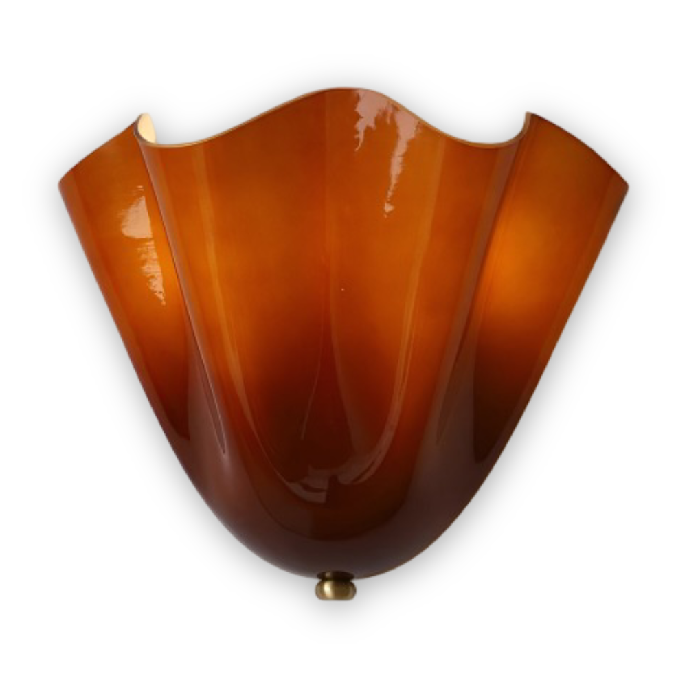 Nowoczesny Kinkiet Ścienny w Kształcie Muszli – Eleganckie Oświetlenie Łazienkowe i do Salonu, Ciepłe Światło, Kamień Szklany 9