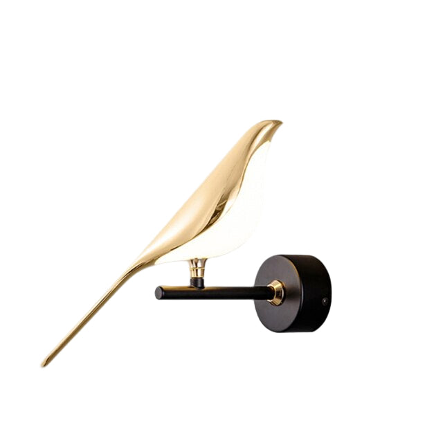 Nowoczesny Kinkiet Ścienny w Kształcie Ptaków, Złota Lampa na Ścianę LED do Wnętrz – Elegancka Dekoracja i Oświetlenie 8
