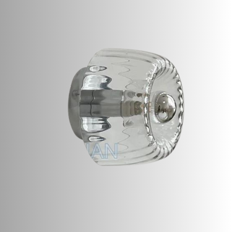 Nowoczesny Kinkiet Ścienny w Stylu Bauhaus z Metalu i Szkła – Lampa na Ścianę do Salonu i Korytarza 8