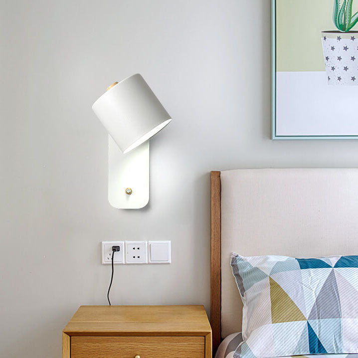 Nowoczesny Kinkiet Ścienny z Obrotową Głowicą - Lampa na Ścianę do Salonu i Sypialni, Wielokolorowa 4