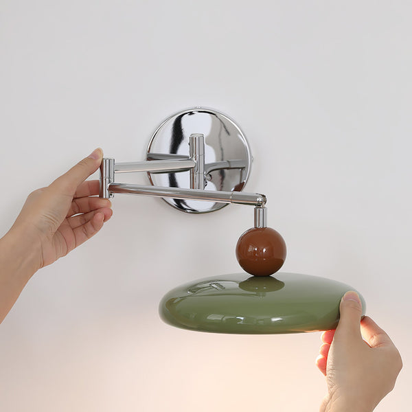 Nowoczesny Kinkiet Ścienny z Regulowanym Ramieniem – Lampa na Ścianę do Sypialni i Salonu, Metalowa, Minimalistyczna, 20 cm x 12 cm 8