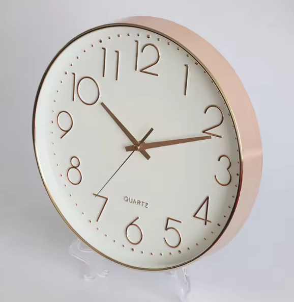 Nowoczesny Zegar Ścienny Kwarcowy z Cichym Mechanizmem – Minimalistyczny Zegar na Ścianę do Salonu i Biura 3