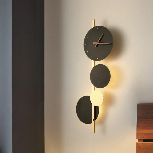 Nowoczesny Zegar Ścienny LED 30 cm – Minimalistyczny Zegar na Ścianę do Salonu i Sypialni 0