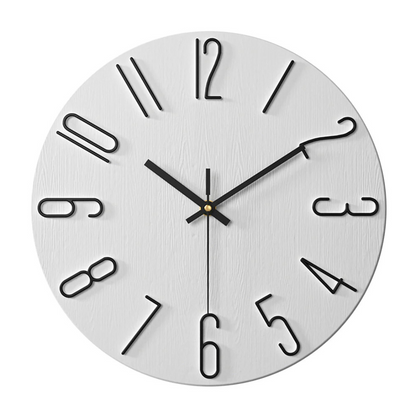 Nowoczesny Zegar Ścienny Minimalistyczny 30 cm z Cichym Mechanizmem – Idealny Zegar do Salonu 5