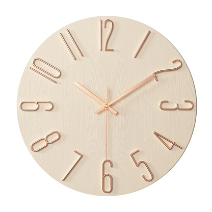 Nowoczesny Zegar Ścienny Minimalistyczny 30 cm z Cichym Mechanizmem – Idealny Zegar do Salonu 7