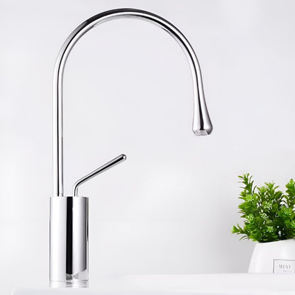 Obrotowy metalowy kran – elegancki design do kuchni i łazienki z obrotem 360° zapewniającym optymalną swobodę ruchu 5