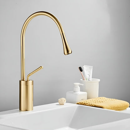 Obrotowy metalowy kran – elegancki design do kuchni i łazienki z obrotem 360° zapewniającym optymalną swobodę ruchu 6