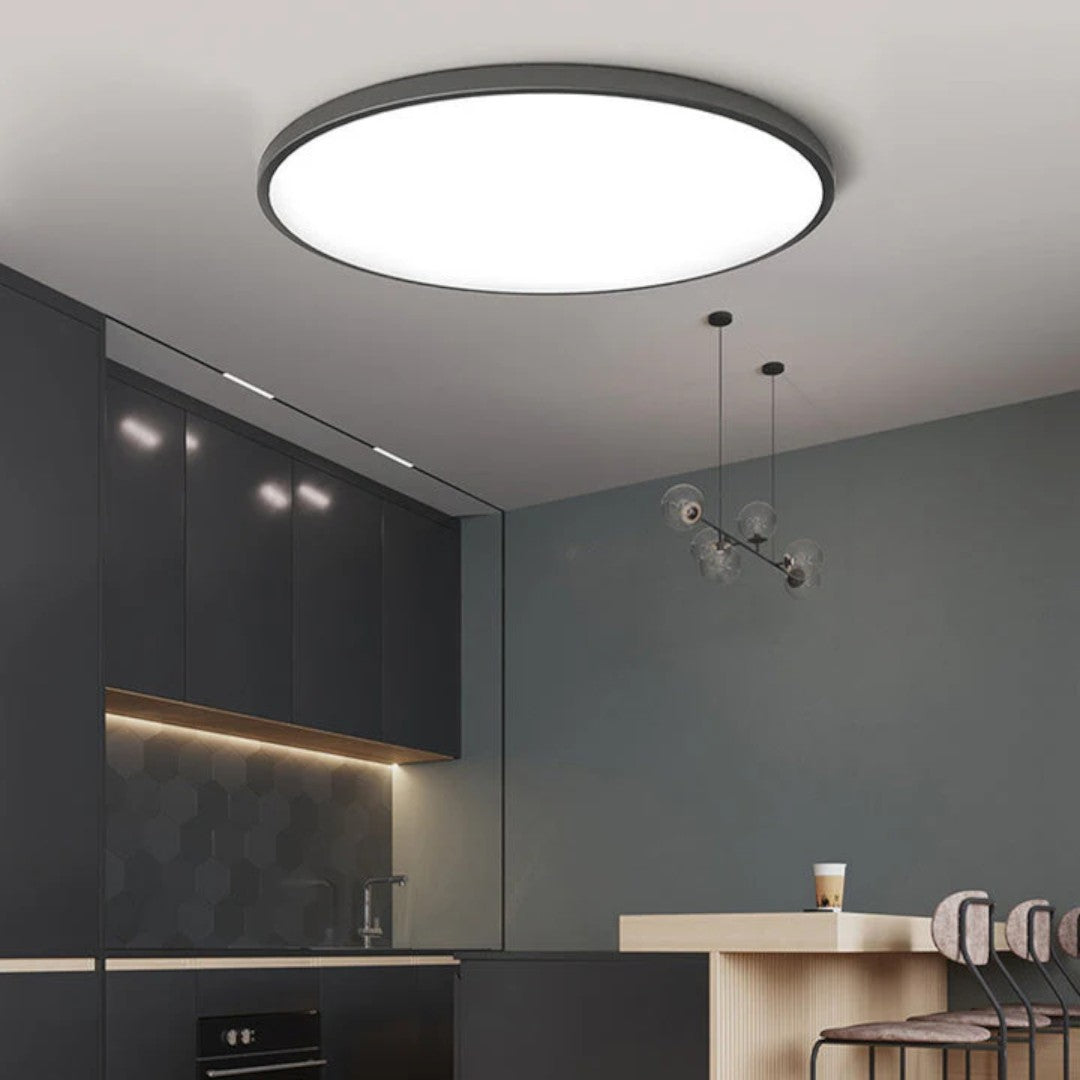 Okrągła Lampa Sufitowa LED – Minimalistyczny Design do Salonu i Sypialni, Energooszczędne Oświetlenie [lampa sufitowa] 6
