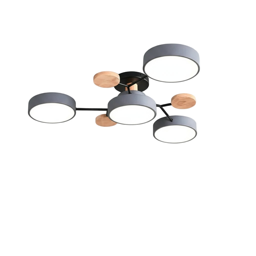 Okrągły Żyrandol LED do Salonów – Nowoczesny Styl i Równomierne Oświetlenie Żyrandol do Salonu 19