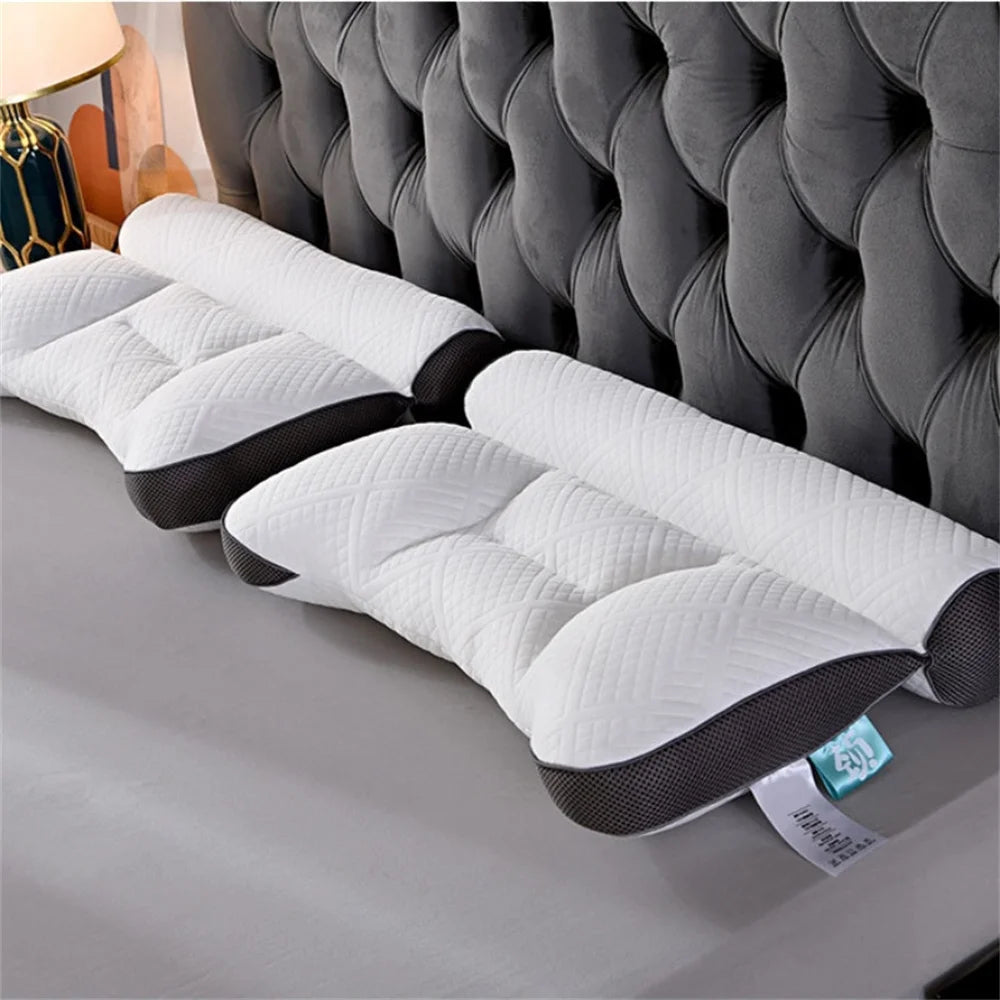 Ortopedyczna Poduszka Konturowa z Pianki Memory – Wsparcie Szyi do Spania na Boku i na Plecach, Ergonomiczny Design 2