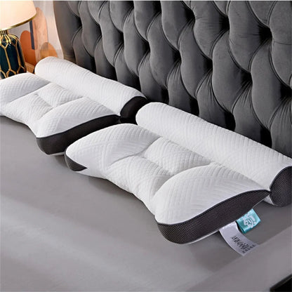 Ortopedyczna Poduszka Konturowa z Pianki Memory – Wsparcie Szyi do Spania na Boku i na Plecach, Ergonomiczny Design 2