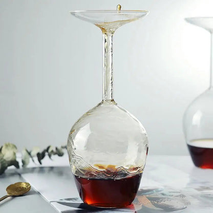 Oryginalny Kieliszek Wina – Odwrócony Design, Idealny na Przyjęcia i Prezent dla Miłośników Wina [kieliszek do wina] 5