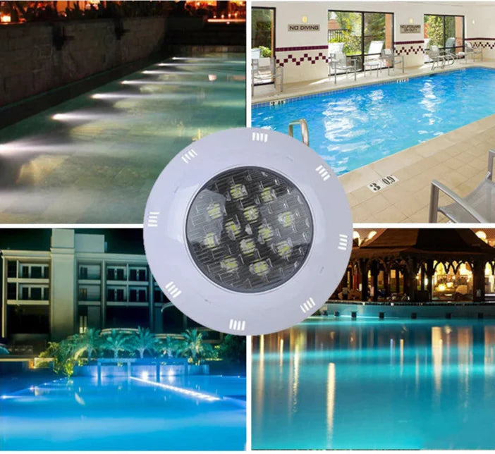 Oświetlenie Basenowe LED 360 RGB, Wodoodporne IP68, 7 Kolorów, 3 Tryby – 36W, 3600 Lumenów, Energooszczędne 7