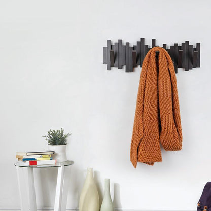 Plastikowy wieszak ścienny – eleganckie i oszczędzające miejsce rozwiązanie do przedpokoju | Minimalistyczny design i łatwy montaż 4