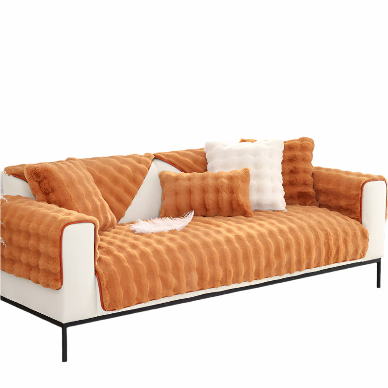 Plüschowy Pokrowiec na Sofę – Miękki Flanell, Antypoślizgowy, Wiele Kolorów, Ochrona i Styl do Twojego Salonu 10