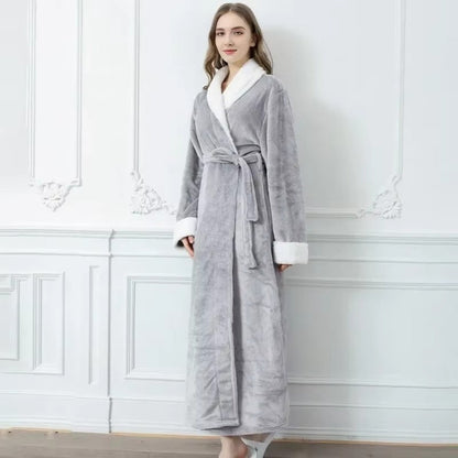 Aksamitny szlafrok unisex w różnych kolorach