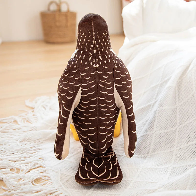 Pluszowy Orzeł 30 cm – Miękki Przyjaciel do Przytulania i Dekoracji z Realistycznym Wyglądem, Brązowy 4