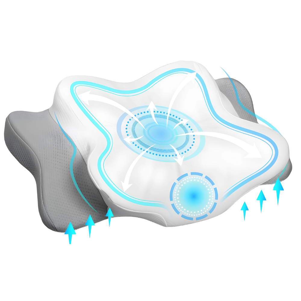 Poduszka Ortopedyczna 3D do Spania na Boku – Ergonomiczna Poduszka z Oddychającym Pokrowcem, Wysokiej Jakości Pianka 1