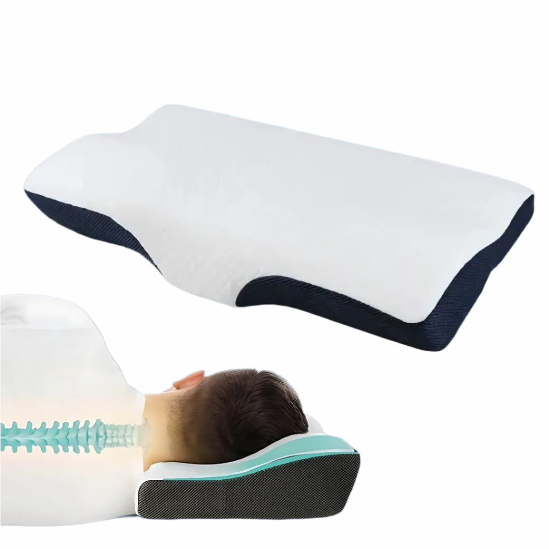 Poduszka Ortopedyczna do Spania z Memory Foam – Ergonomiczna Poduszka na Bok, Wsparcie dla Szyi, Redukcja Bólu, Standardowy Rozmiar 0