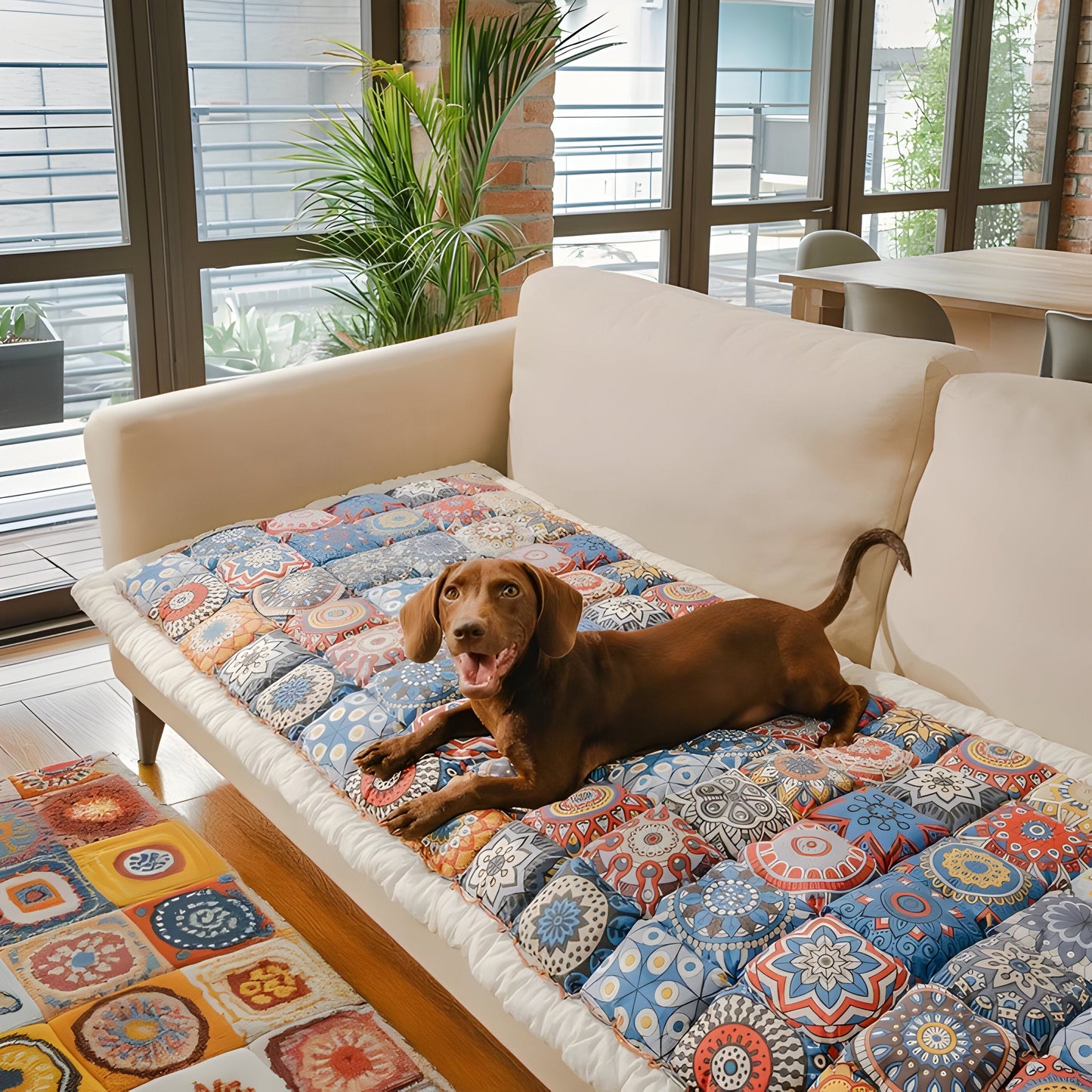 Pokrowiec na kanapę z bawełny – Ochronny, elegancki pokrowiec uniwersalny idealny dla właścicieli zwierząt i dzieci 5