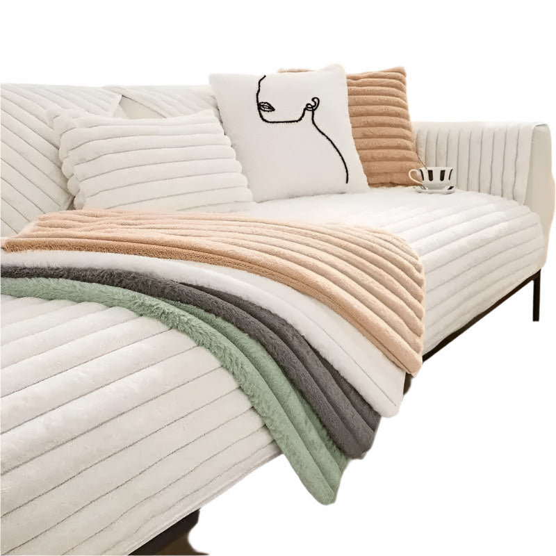 Pokrowiec na sofę – Miękki, antypoślizgowy materiał z poliestru | Uniwersalny pokrowiec na kanapę IKEA 4