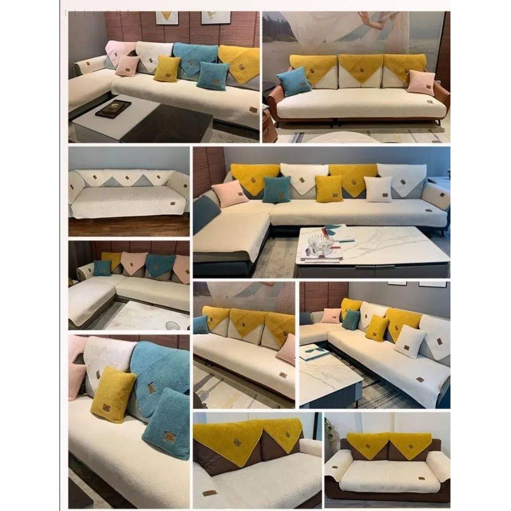 Pokrowiec na sofę z poliestru – Uniwersalny pokrowiec na kanapę ikea, łatwy w pielęgnacji i stylowy design do Twojego salonu 6