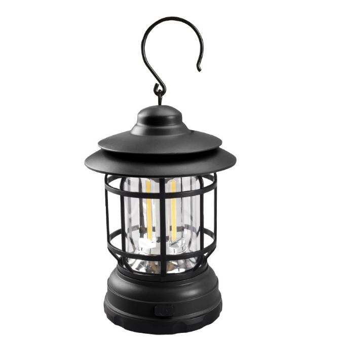 Przenośna Lampa Campingowa z Regulacją Jasności, Ergonomiczny Uchwytem, Wodoodporna LED – Idealna na Biwaki i Wędrówki 0