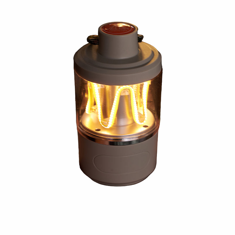 Przenośna Lampa Kempingowa z Regulacją Jasności i Ładowaniem USB – Wodoodporna Lampka Kempingowa 3W, Stylowy Design, Długi Czas Pracy 7