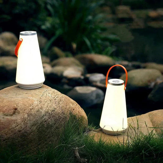 Przenośna Lampa Ogrodowa LED z Regulacją Barwy Światła – Nowoczesna Lampa do Ogrodu z Uchwytem i Długim Czasem Świecenia 0