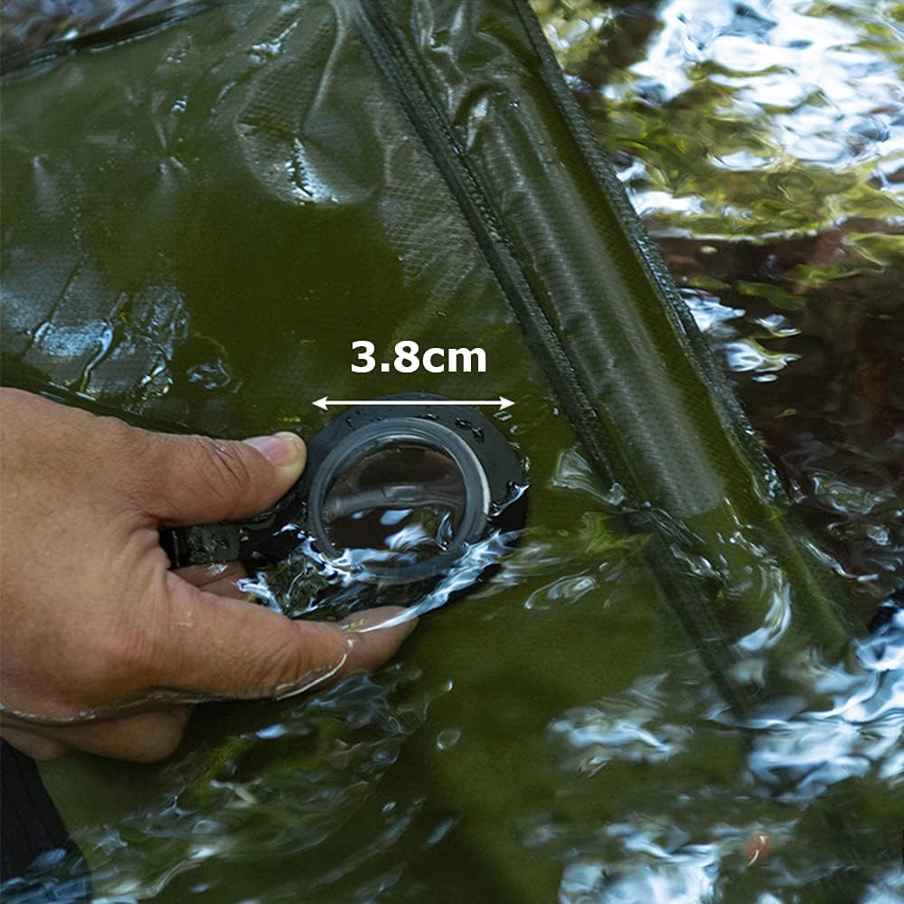 Przenośna Torba Prysznicowa 20L z Wskaźnikiem Temperatury – Idealna na Kemping, Ekologiczne Materiały PVC 3