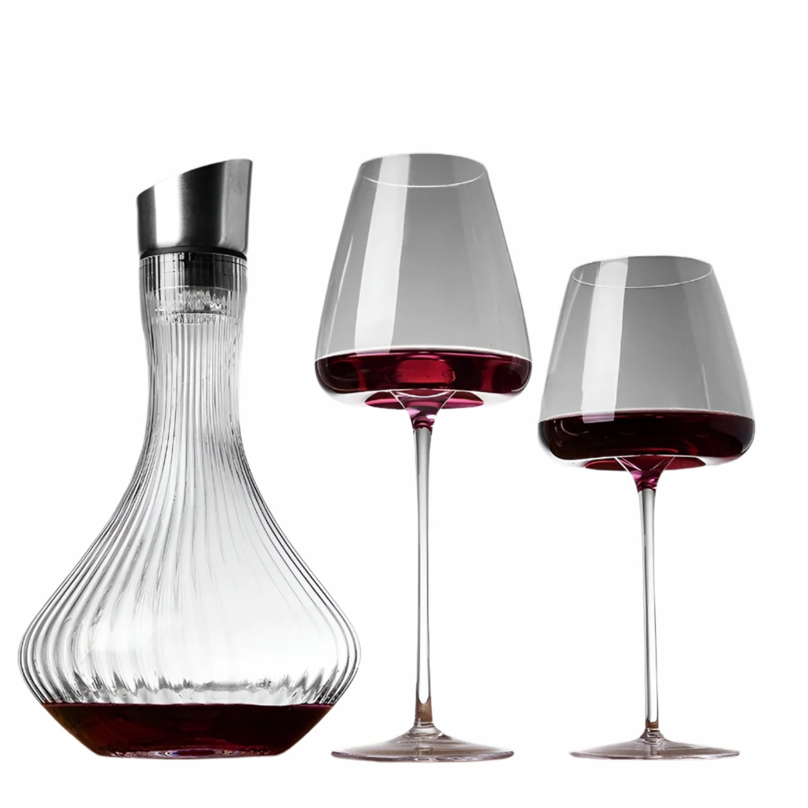 Ręcznie Wykonane Kryształowe Kieliszki do Wina i Szampana – Zestaw 2, 4 lub 6 Sztuk, Idealne do Czerwonego i Białego Wina