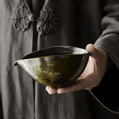 Ręcznie wykonana ceramiczna miska do matchy – Idealna do ceremonii herbacianych i precyzyjnego nalewania herbaty 8