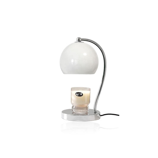 Retro Metalowy Podgrzewacz Świec z Regulacją Jasności – Elegancka Lampa Stołowa do Wnętrza 0