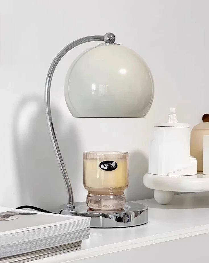 Retro Metalowy Podgrzewacz Świec z Regulacją Jasności – Elegancka Lampa Stołowa do Wnętrza 3