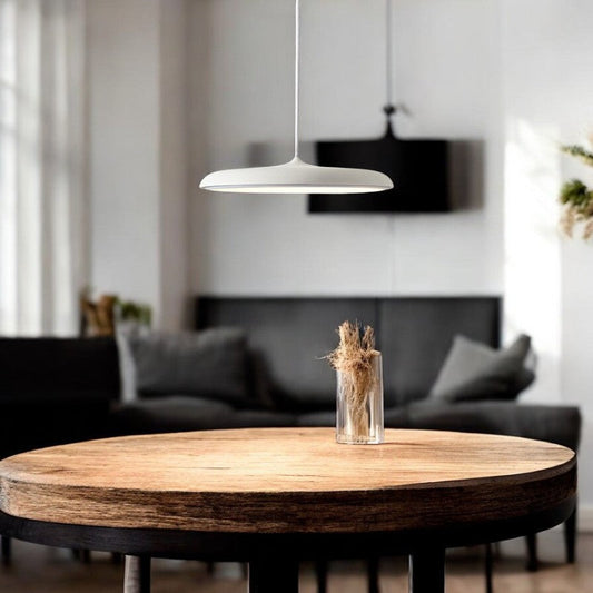 Skandynawska Lampa Wisząca LED do Salonu – Minimalistyczna Lampa Nad Stół z Energooszczędnym Oświetleniem 0