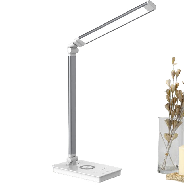 Składana lampka biurkowa LED – Minimalistyczna, funkcjonalna lampa na biurko z zasilaniem USB do biura i sypialni 0