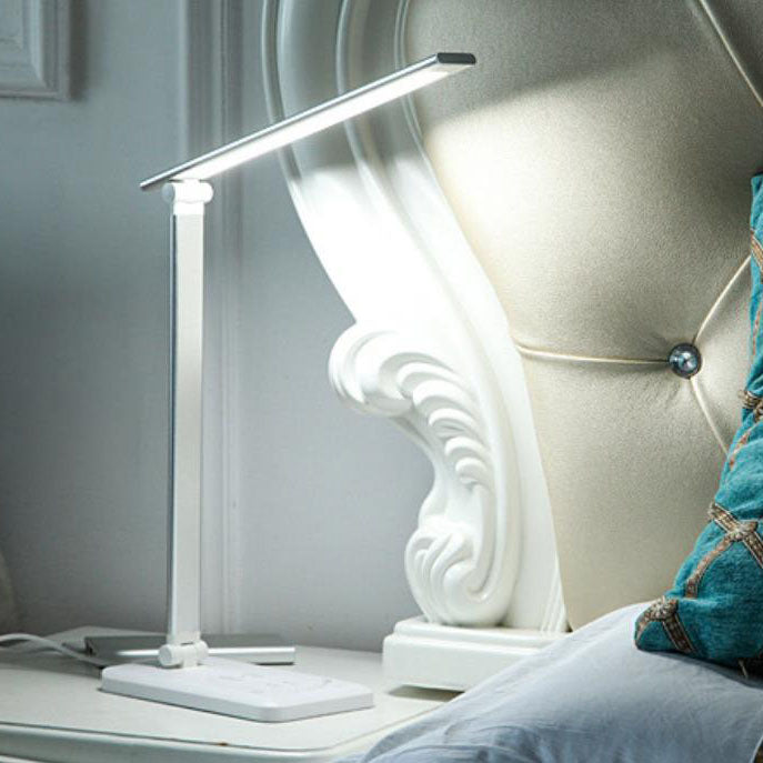 Składana lampka biurkowa LED – Minimalistyczna, funkcjonalna lampa na biurko z zasilaniem USB do biura i sypialni 6